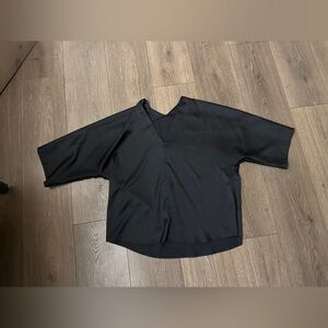 Banana Republic outlet Elegant charcoal gray Top dolman sleeve size small